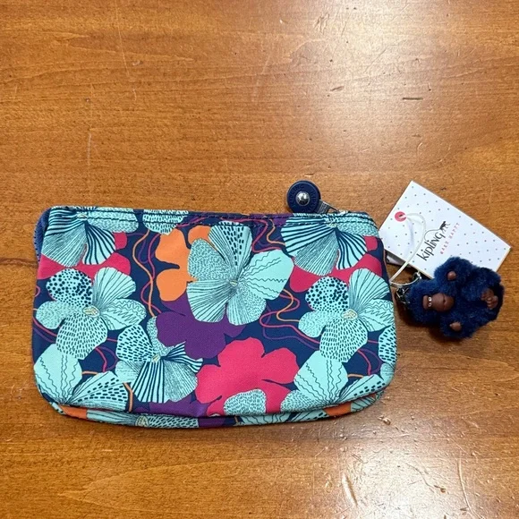 Kipling Vibrant Floral Key & Card Holder - Picture 2 of 5